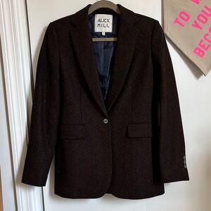 Alex Mill Dark Brown Wool Blazer